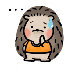 Chubby the hedgehog sticker #526336