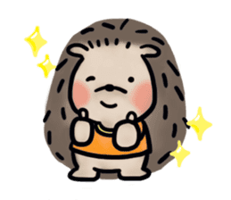 Chubby the hedgehog sticker #526338