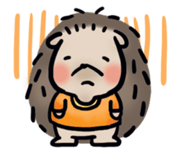 Chubby the hedgehog sticker #526345