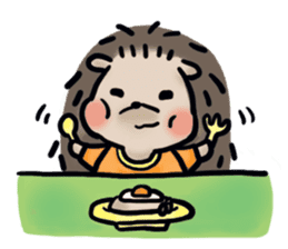 Chubby the hedgehog sticker #526348