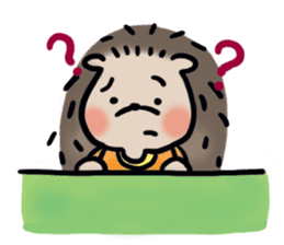 Chubby the hedgehog sticker #526349