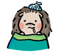 Chubby the hedgehog sticker #526353