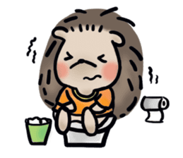 Chubby the hedgehog sticker #526354