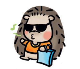 Chubby the hedgehog sticker #526357