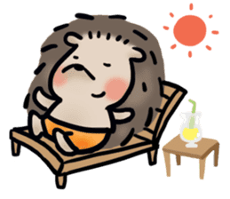 Chubby the hedgehog sticker #526358