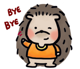 Chubby the hedgehog sticker #526362