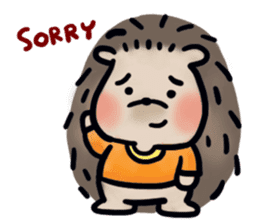 Chubby the hedgehog sticker #526363