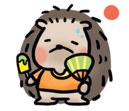 Chubby the hedgehog sticker #526366