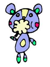 bear's name is makuu2 sticker #526656