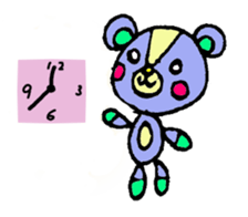 bear's name is makuu2 sticker #526665