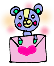 bear's name is makuu2 sticker #526681
