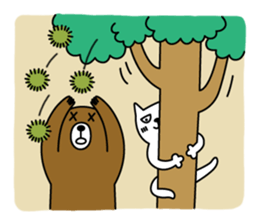 TOFU -White Cat- in English sticker #526697