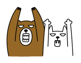 TOFU -White Cat- in English sticker #526728