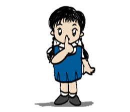 Pimkwan - Happy girl sticker #527013