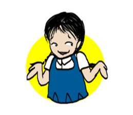 Pimkwan - Happy girl sticker #527017