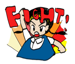 Pimkwan - Happy girl sticker #527020