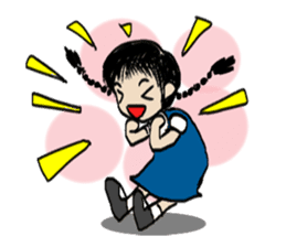 Pimkwan - Happy girl sticker #527021