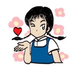 Pimkwan - Happy girl sticker #527022