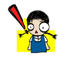 Pimkwan - Happy girl sticker #527035