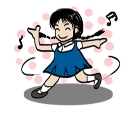 Pimkwan - Happy girl sticker #527037