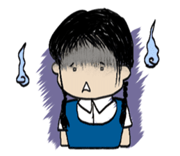 Pimkwan - Happy girl sticker #527044