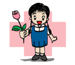 Pimkwan - Happy girl sticker #527046