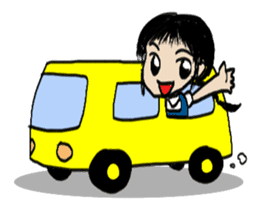 Pimkwan - Happy girl sticker #527049