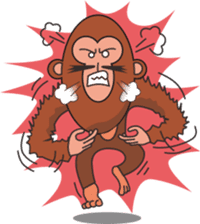 Riffraff Monkey sticker #527052