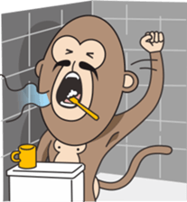 Riffraff Monkey sticker #527056