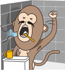 Riffraff Monkey sticker #527056