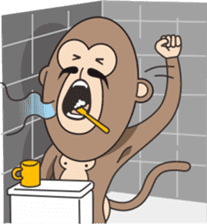 Riffraff Monkey sticker #527056