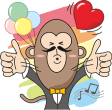 Riffraff Monkey sticker #527058