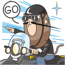 Riffraff Monkey sticker #527062