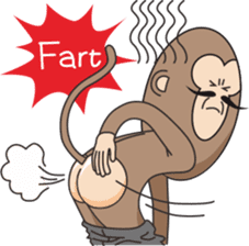 Riffraff Monkey sticker #527068