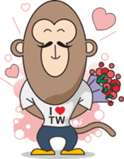 Riffraff Monkey sticker #527069