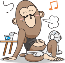 Riffraff Monkey sticker #527071