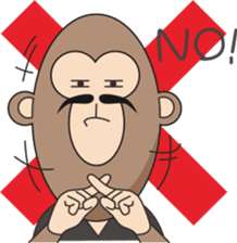 Riffraff Monkey sticker #527072