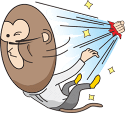 Riffraff Monkey sticker #527080