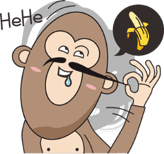 Riffraff Monkey sticker #527081