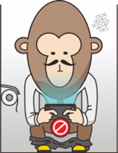 Riffraff Monkey sticker #527088