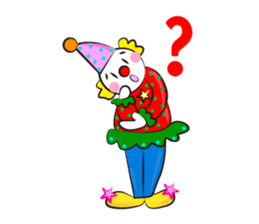 Clown & enjoyable friends sticker #527266
