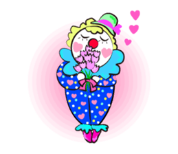 Clown & enjoyable friends sticker #527267