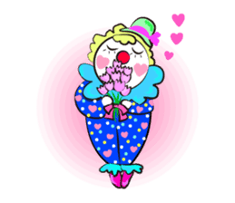 Clown & enjoyable friends sticker #527267