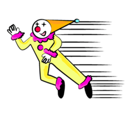 Clown & enjoyable friends sticker #527274