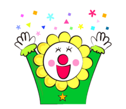Clown & enjoyable friends sticker #527278