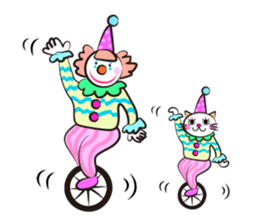 Clown & enjoyable friends sticker #527282