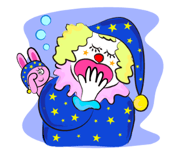 Clown & enjoyable friends sticker #527288