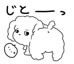 Poodle*coco sticker #527561