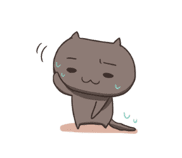 Kuro the cat sticker #527573