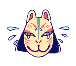 kitsunemen sticker #527811